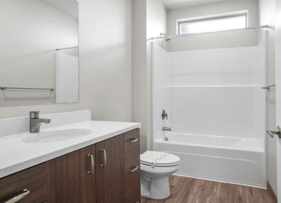 Modern Bathroom at Spring Woods Apartments, Oregon