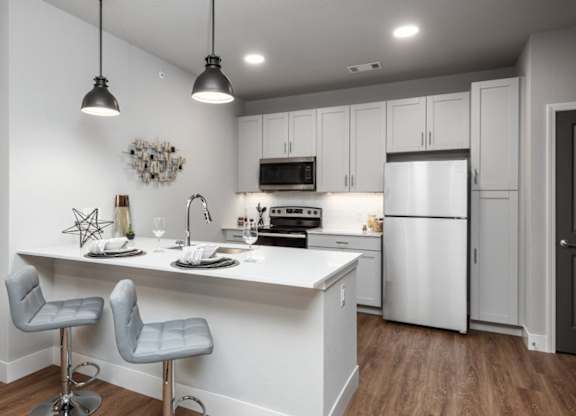 Station at St. Peters Brand New Apartments in St. Peters, Missouri Model Kitchen