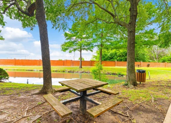 The Annex Courtyard with Bench