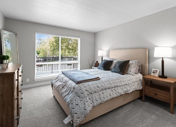 The Crest Pleasant Hill Apartments in California Model Bedroom
