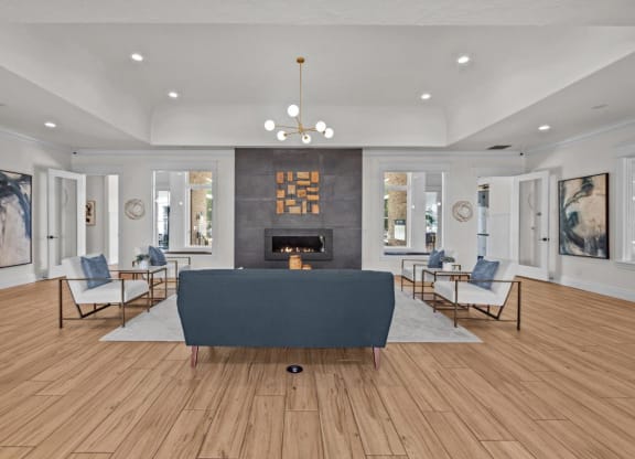 Fireplace Lounge at The Crossings at Chapel Hill, Pasco, Washington