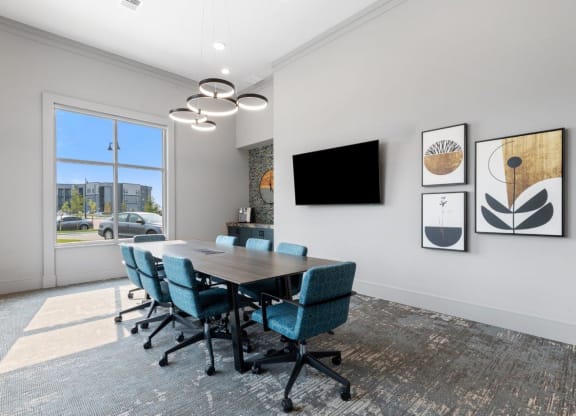 The Edison at Bozeman Gateway Apartments in Bozeman, Montana Conference Room