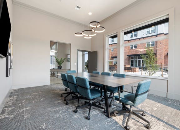 The Edison at Bozeman Gateway Apartments in Bozeman, Montana Conference Room