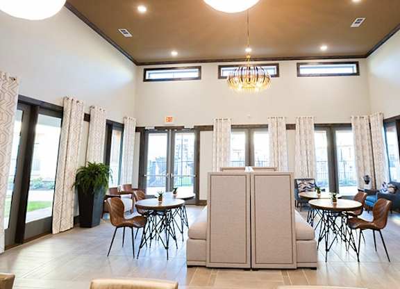 The Flats at Shadowglen Apartments in Manor, TX Lounge