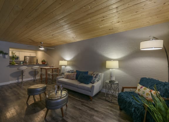 The Icon on Central Apartments in Phoenix, Arizona Model Living Room