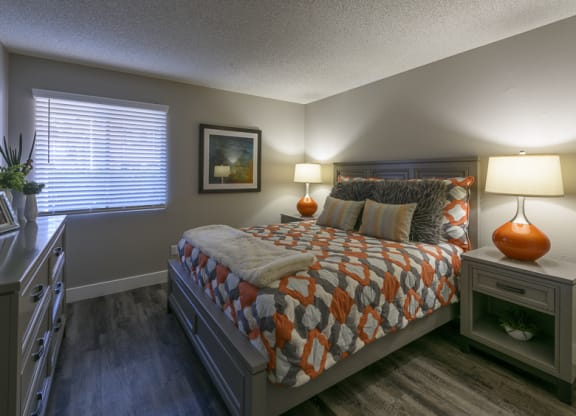 The Icon on Central Apartments in Phoenix, Arizona Model Bedroom