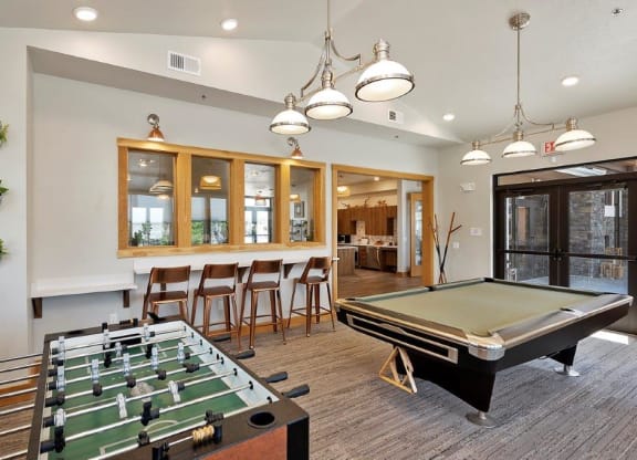 The Lakes at Eagle Clubhouse with Games