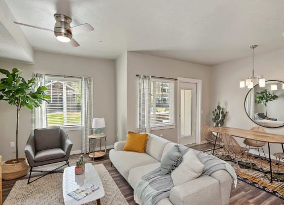 The Lakes at Eagle Model Living Room