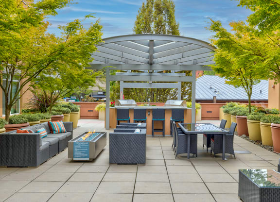 The Mercer Apartments West Courtyard