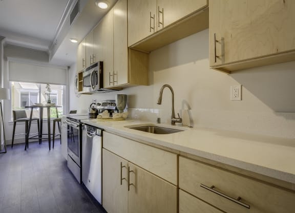 The Mercer_Mercer Island WA_Apartment Master Kitchen Counter