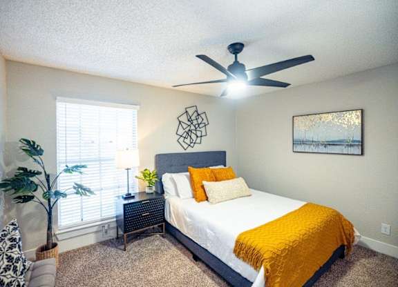 The Monet Apartments in Dallas, Texas Model Bedroom