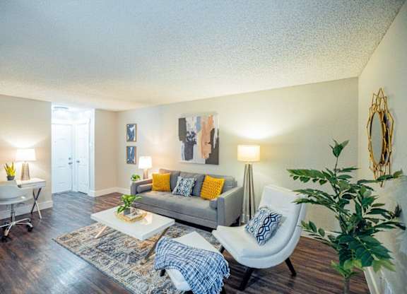 The Monet Apartments in Dallas, Texas Model Living Room