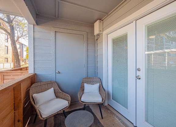 The Monet Apartments in Dallas, Texas Private Balcony
