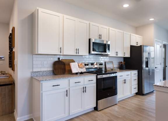 The Tides of Shallotte Apartments near Ocean Isle Beach in North Carolina Model Kitchen