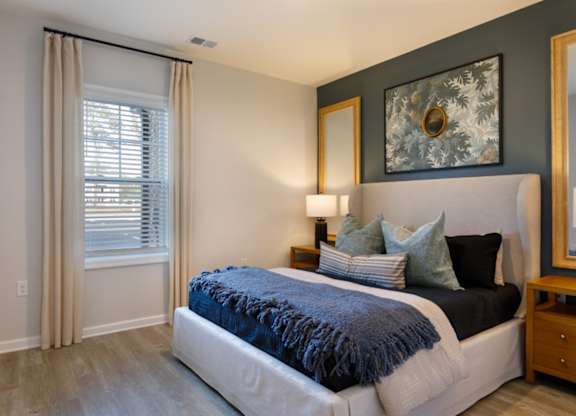 The Tides of Shallotte Apartments near Ocean Isle Beach in North Carolina Model Bedroom