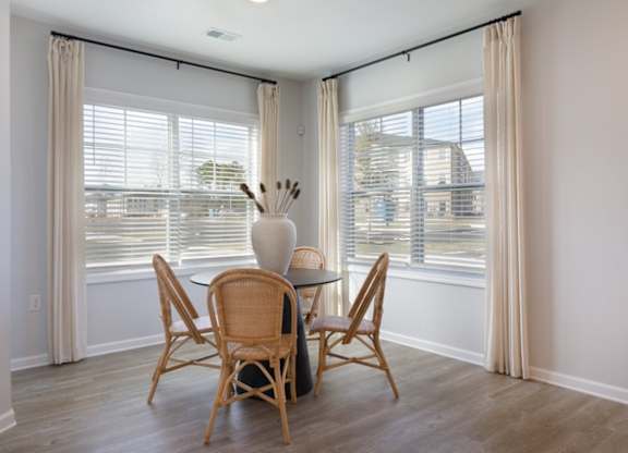 The Tides of Shallotte Apartments near Ocean Isle Beach in North Carolina Model Dining Room