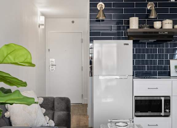 The Franklin Entrance and Model Kitchen