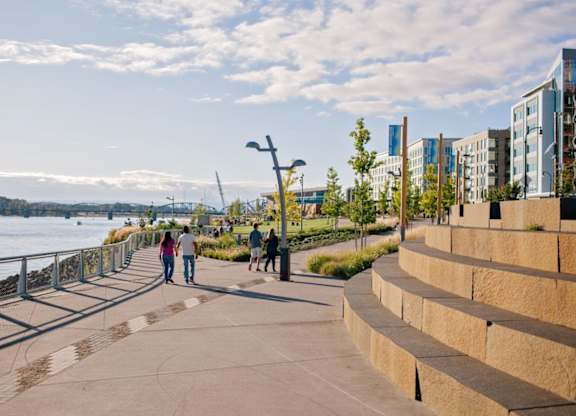 The Hudson Apartments park