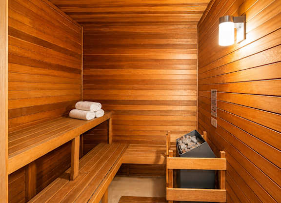 Indoor Sauna Room at Vista Ridge Apartments, Issaquah