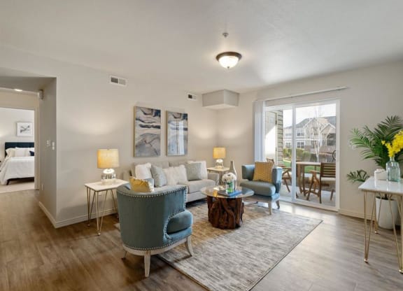 Modern Living Room at The Crossings at Chapel Hill, Pasco