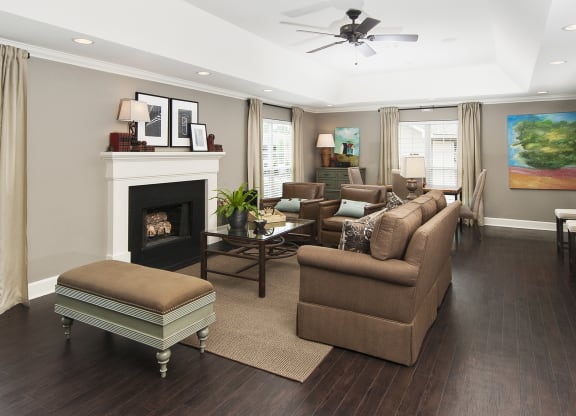 Walton Crossing Apartments Model Living Room