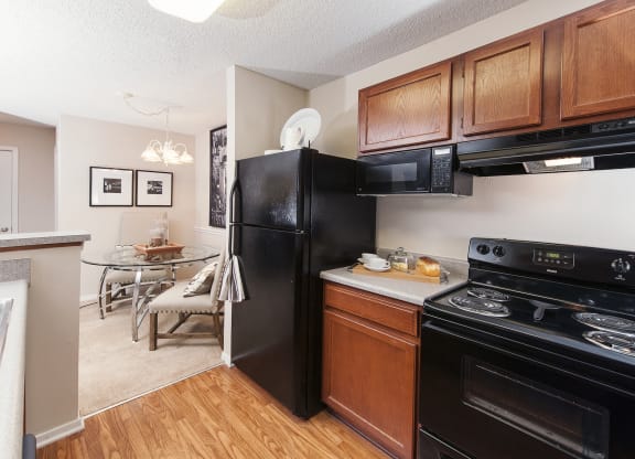 Walton Crossing Apartments Model Kitchen