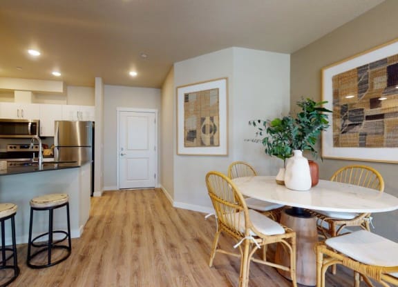West End District Model Kitchen and Dining Area