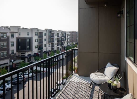 West End District Apartments in Beaverton, Oregon Private Balcony