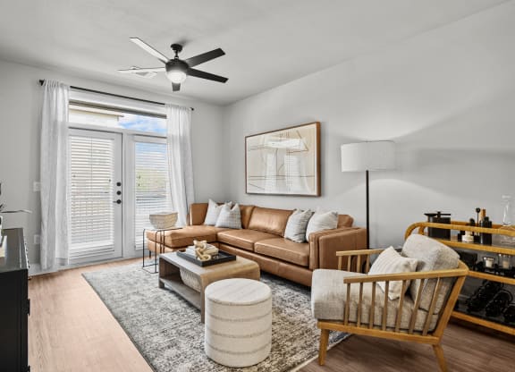 living room at Lenox Grand, Austin, TX 78727