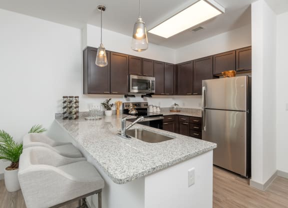 Zen Apartments Kitchen