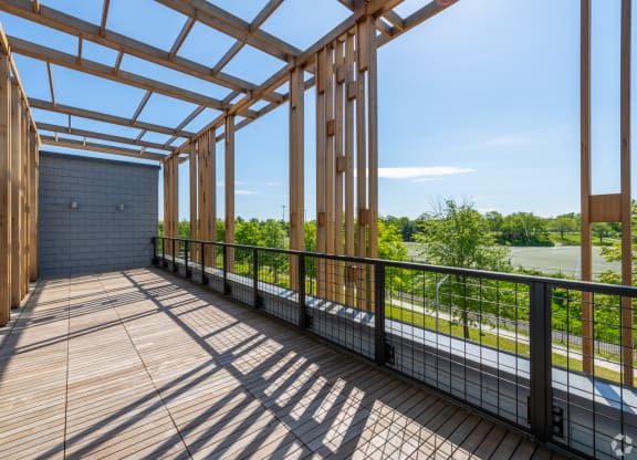Sky deck at Park77 Apartments, Cambridge, 02138