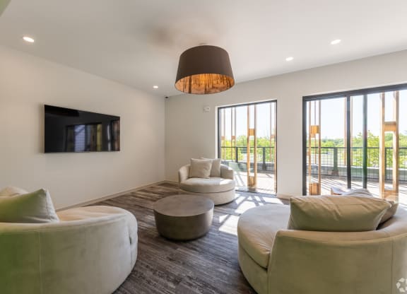 Sky Lounge at Park77 Apartments, Cambridge, Massachusetts