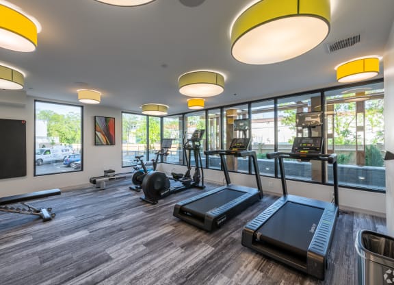 Fitness Center at Park77 Apartments, Cambridge