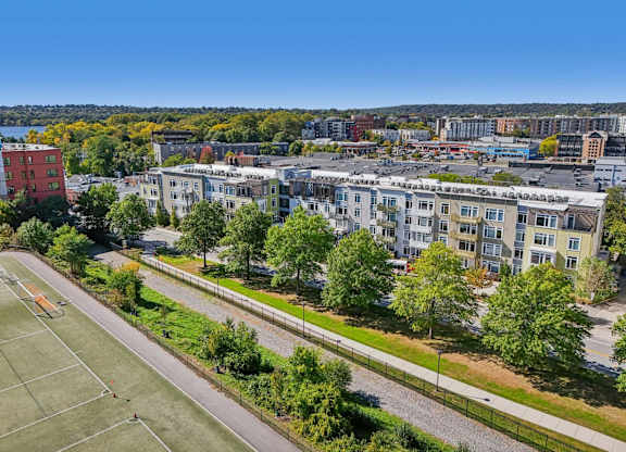 Aerial view at Park77 Apartments, Cambridge, MA, 02138