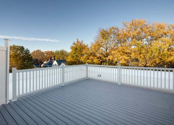 Balcony at Saint James Place, Cambridge, MA, 02140