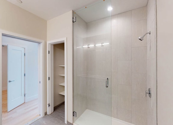 Luxurious Shower at Saint James Place, Cambridge, MA 02140