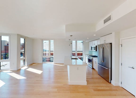 Gorgeous Kitchen and Dining Room at Saint James Place, Cambridge, MA 02140