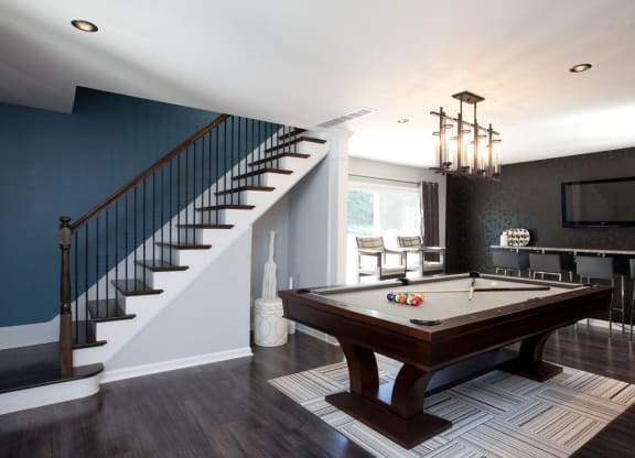 Billiard Room within Clubhouse