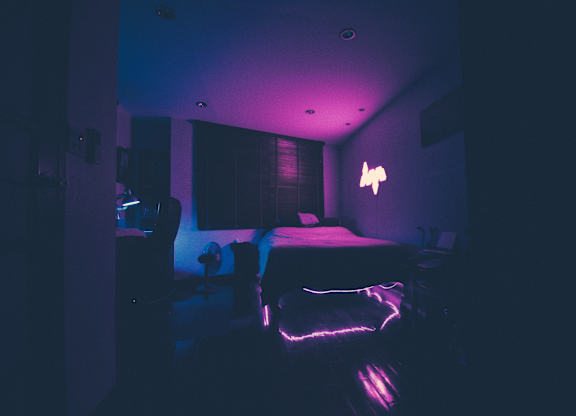 Purple Bed