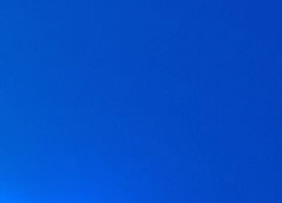 a blue sky with no clouds in it