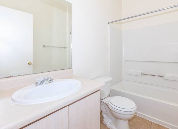 Bathroom at San Martin Apartments, Glendale