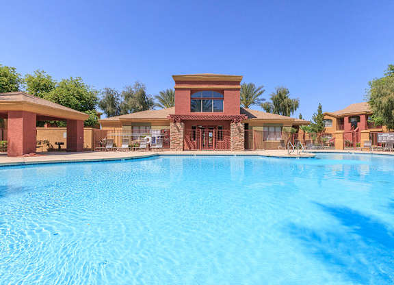 Large Outdoor Pool at San Lucas Apartments, Tolleson, AZ