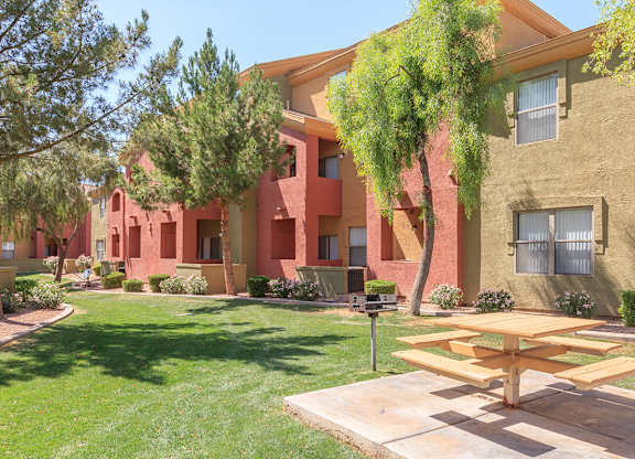 Open Patio at San Lucas Apartments, Arizona