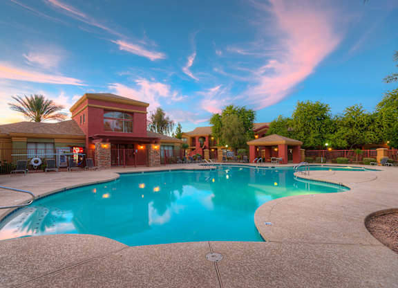 Large Outdoor Swimming Pool at San Lucas Apartments, Tolleson, AZ, 85353