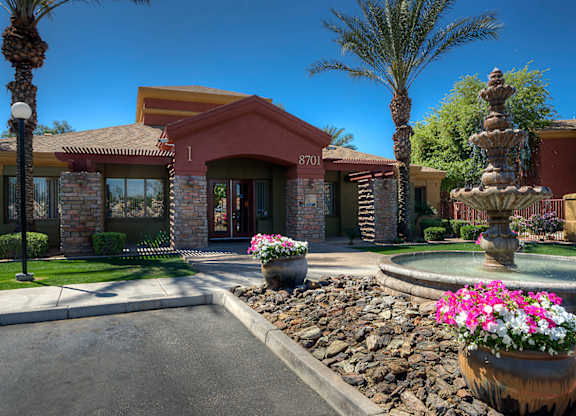 Entrance at San Lucas Apartments, Tolleson, 85353