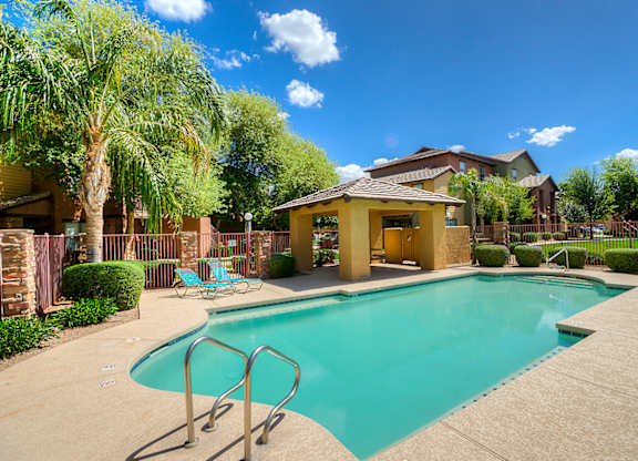 Swimming Pool at San Angelin Apartments, Mesa, Arizona