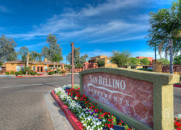 Property Sign at San Bellino Apartments, Glendale, 85303