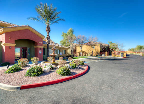Elegant Exterior View at San Miguel Apartments, Mesa, Arizona
