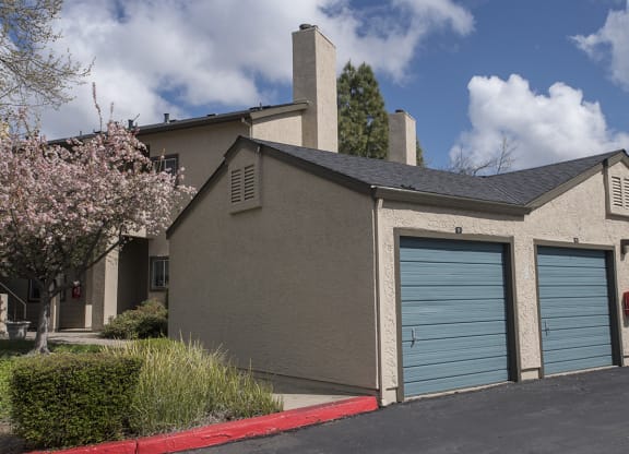 Garage Exteriors at Autumn Oaks Apartments, California, 95678