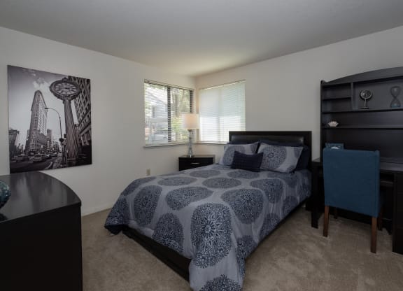 second bedroom at Bishop's Court Apartments, Rancho Cordova, California 95670